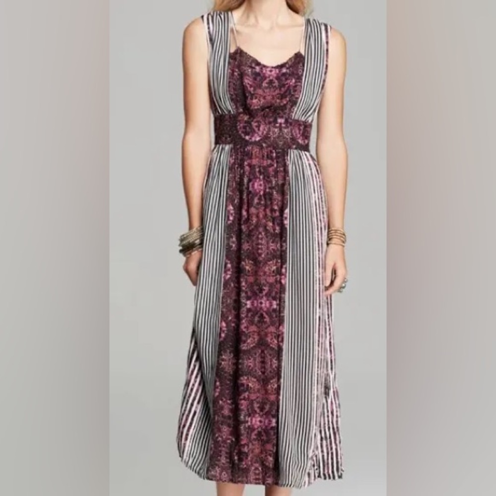 NWTs Size 6 Free People Mayan Temple Midi - Maxi  Dress